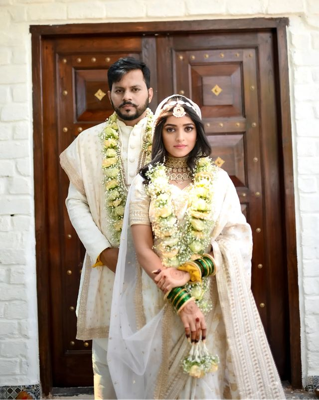 Paru Serial Star Sharayu Wedding Photos